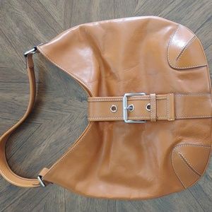 Michael Kors Tan Leather Hobo Bag